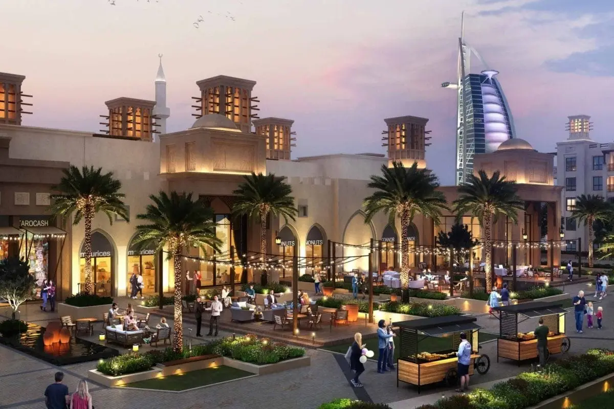Madinat Jumeirah Living district in Dubai