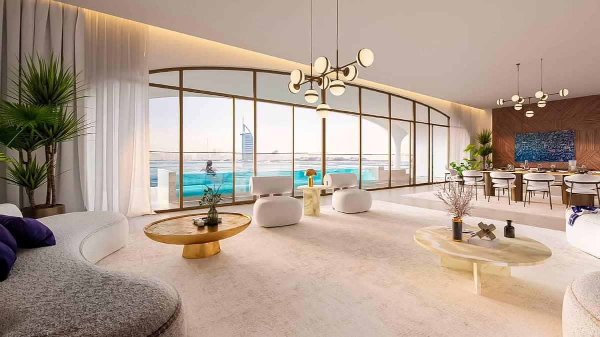 Ocean House complex 2 bedroom apartments for sale Palm Jumeirah - Инвестиции в недвижимость на Palm Jumeirah квартира 2 спальни в  Ocean House