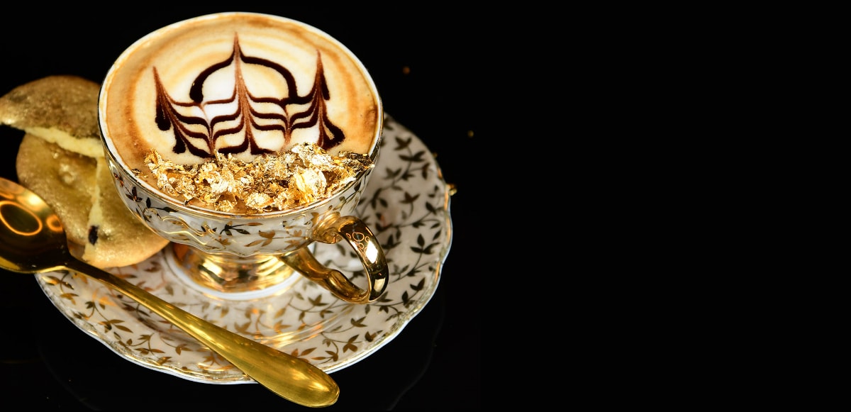 golden coffee in Abu Dhabi